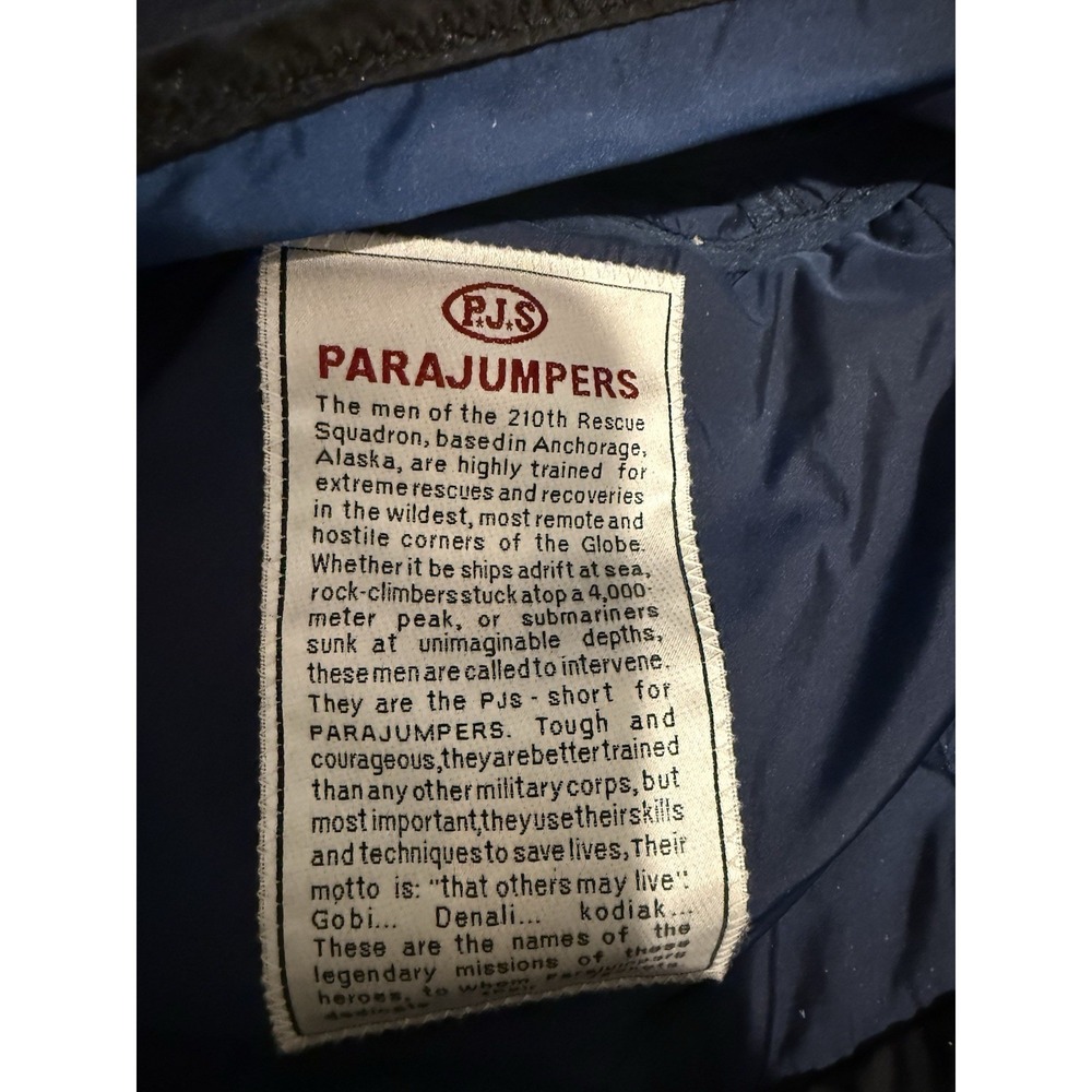 PARAJUMPERS WINDBREAKER Jacket Small Navy Color - Picture 16 of 16